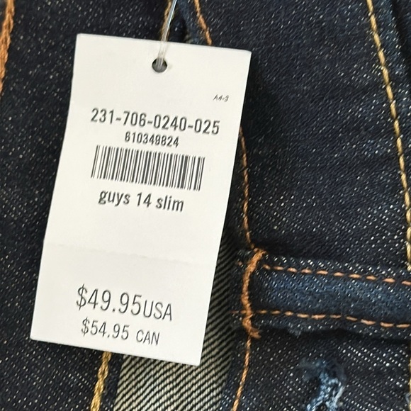 Abercrombie Kids The A&F Super Skinny Jeans Guys 14 Slim NWT - Picture 9 of 9